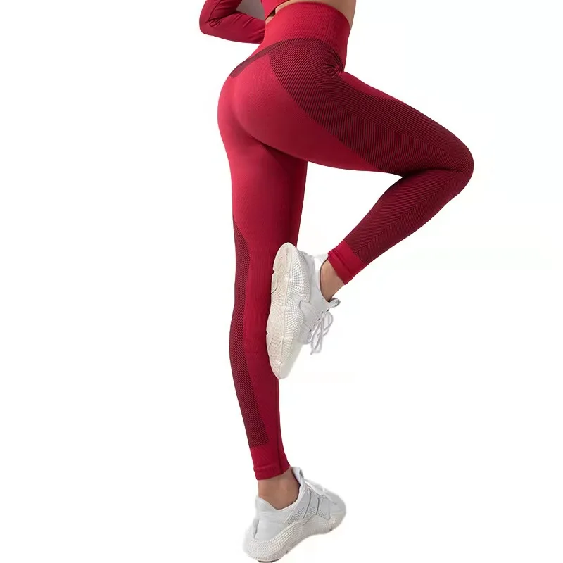 

Fitness Tights High Waist Sexy Tights Women's Seamless Breathable Tights New Women's Slim Sports Running Fitness Yoga
