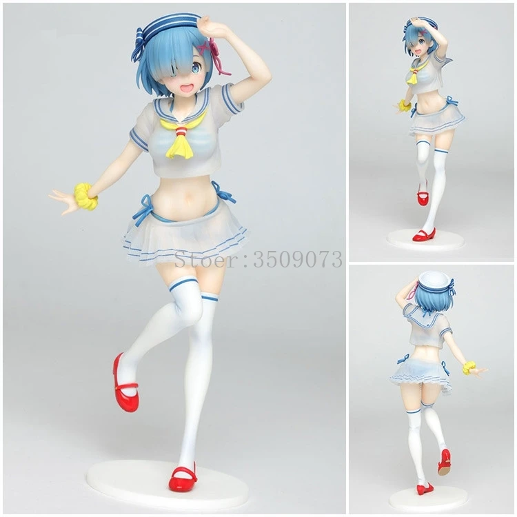 Экшн фигурка Рем рам и Сейлор из аниме Re ZERO Start Life in other World|Игровые фигурки