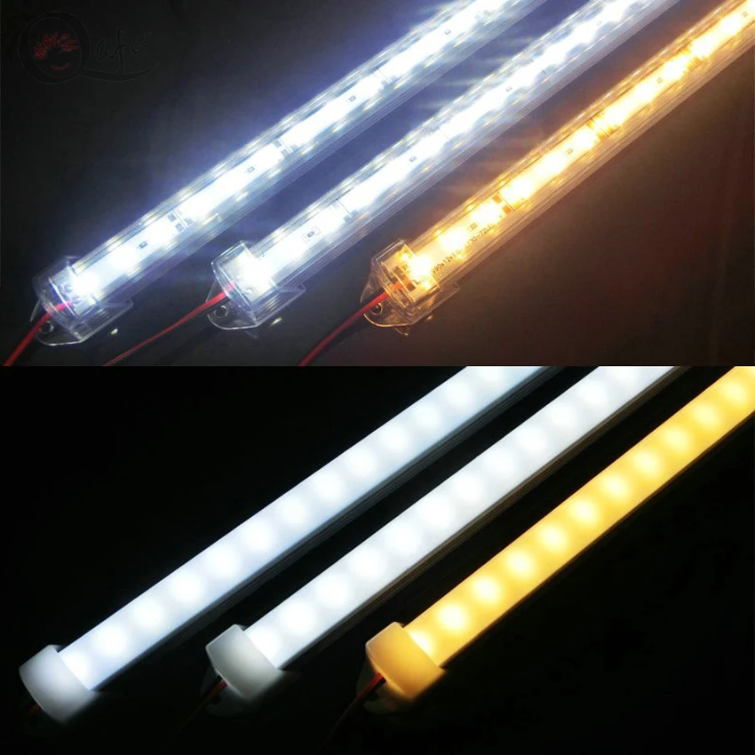 

36 lights 50CM DC12V LED light with hard tube strip light SMD5630 lamp bead light with car hard light strip cover
