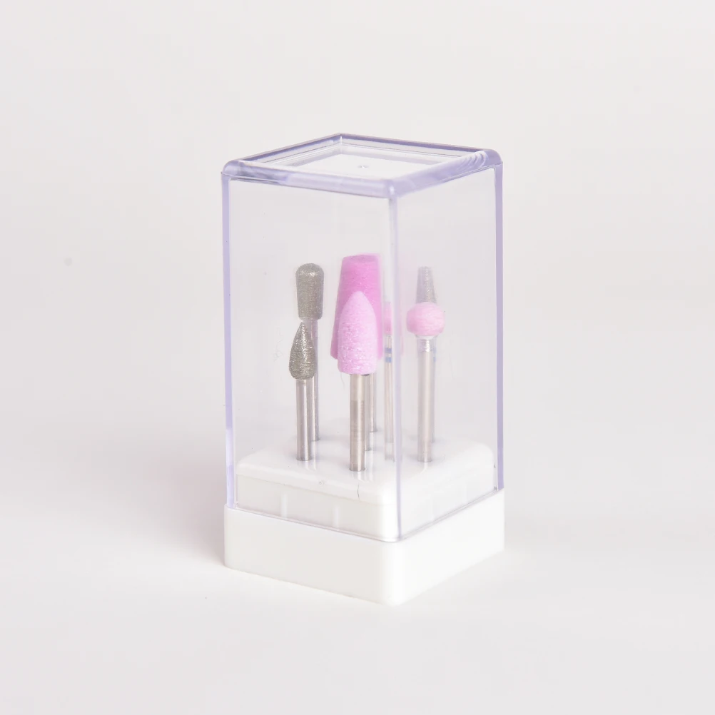 

Professional 1PCS 7Holes White Nail Drill Bit Holder Exhibition Displayer Nail Drill Bit Holder Manicure Tools 6.6*3.4*3.4cm