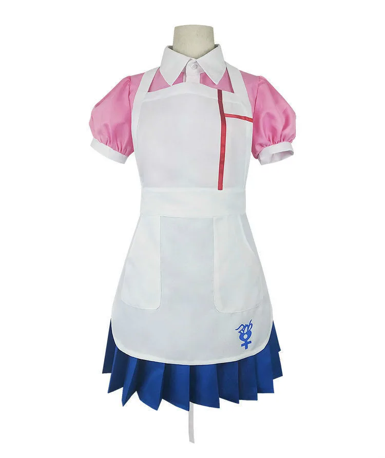 Danganronpa Mikan Tsumiki Косплэй костюм для косплея данганронпа Уганда 2 Хэллоуин карнавал