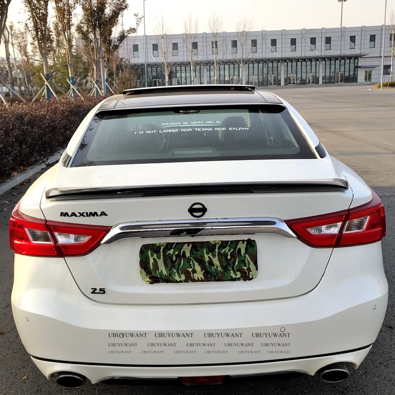 Спойлер для Nissan Maxima 2016-2018 высококачественный спойлер из АБС-пластика и лакового