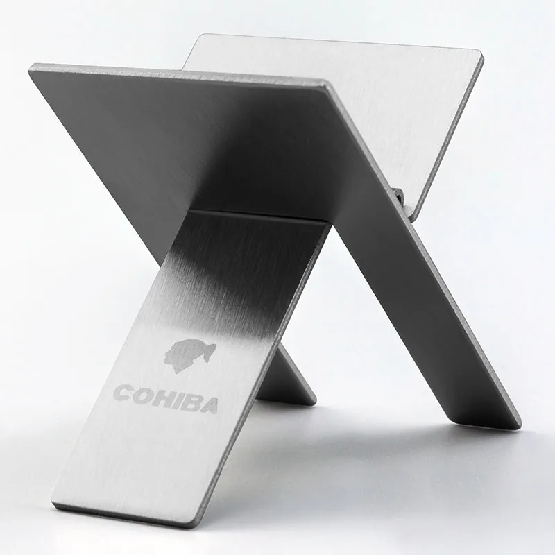 Cigar holder portable tripod cigarette stainless steel folding simple fashion trend display cigar | Дом и сад