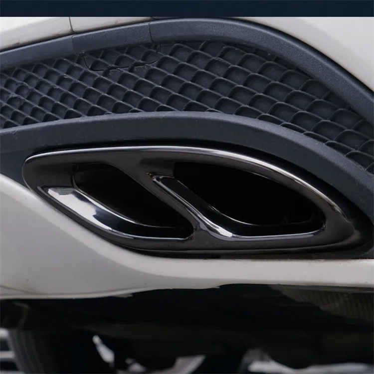 

Задняя крышка выхлопной трубы, декоративная рамка для автомобилей Mercedes Benz A B C E GLE GLS, украшение для автомобиля, Стайлинг автомобиля