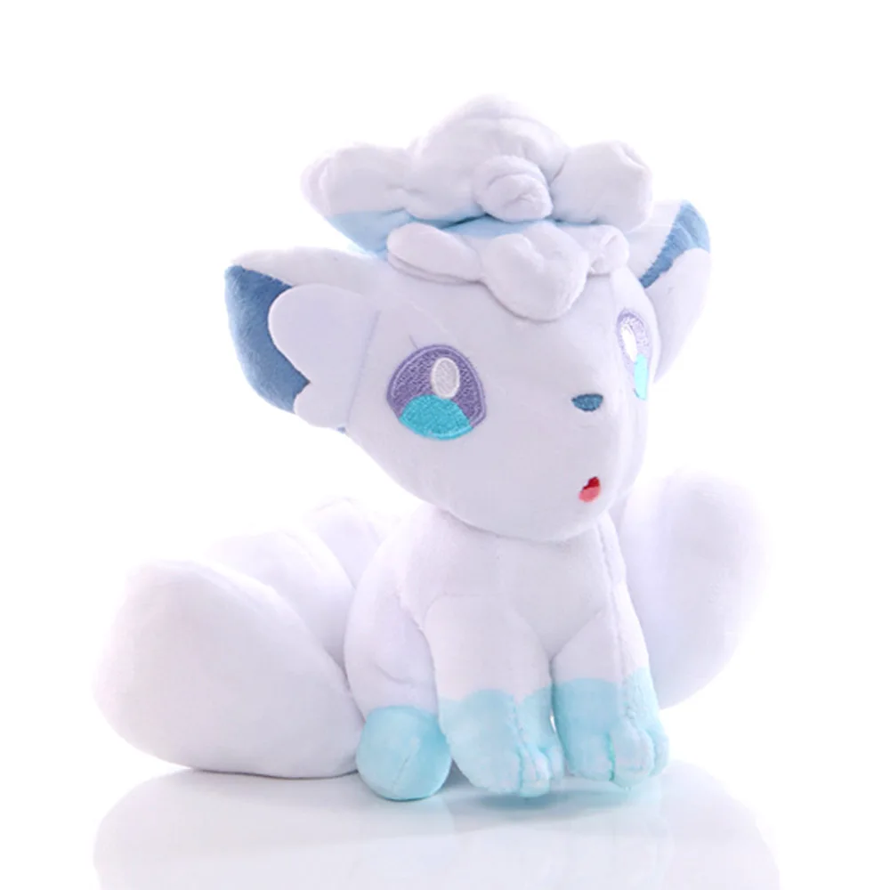 20CM White Brown Ice Vulpix Plush Dolls Toy Game Anime Six-Tailed Fox Kids Boy Girl Birthday Christmas | Игрушки и хобби
