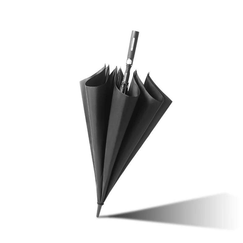 

Long Handle Umbrella Black Uv Protection Windproof Business Adult Fashion Umbrella Outdoor Guarda Chuva Rain Gear BD50UU