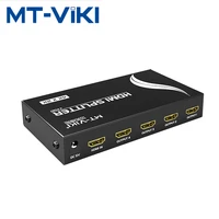 mt viki 4 port hdmi compatible splitter 1 in 4 out hd synchronous output of the support 3d support 4k2k mt sp144