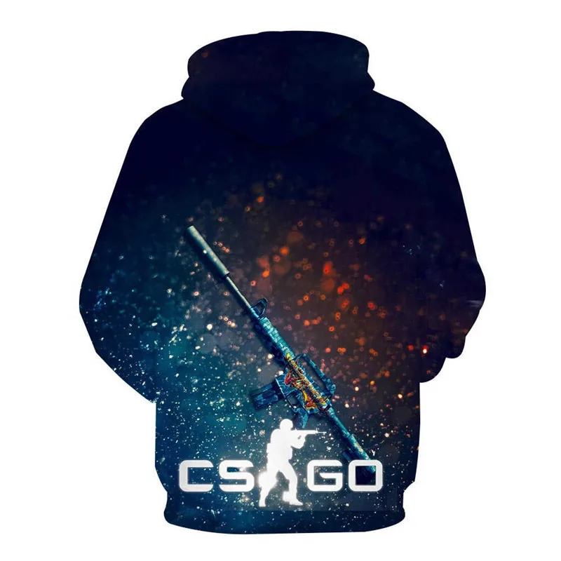 Крутая CS GO геймер Толстовка Counter Strike Global offency CSGO мужская толстовка с капюшоном, качественная брендовая одежда, забавная толстовка с 3d принтом