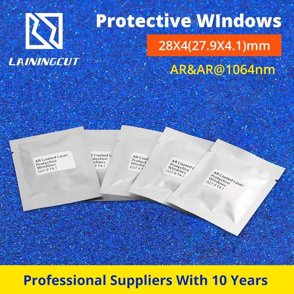 LSKCSH Raytools Protective Windows 28*4/27.9*4.1mm 1064nm Lenses For BT210S BT240S BM109/100/111 Bodor Fiber Laser Head | Инструменты