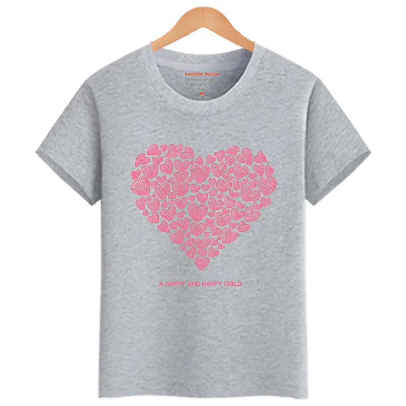 Модная футболка для девочек детская одежда из мягкого хлопка с короткими