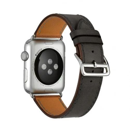 Кожаный ремешок для Apple watch 4, 5, ремешок 44 мм, 40 мм, iWatch 38 мм, 42 мм, ремешок из натуральной кожи, браслет для Apple watch 3, 2, 1, 42 - Цвет ремешка: 10