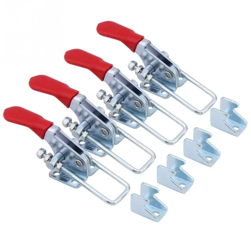 

4PCS Load-bearing 360lbs Hand Tool Latch Type Toggle Clamp GH-40323 Quick Release And Lock Tackle Hand Tool