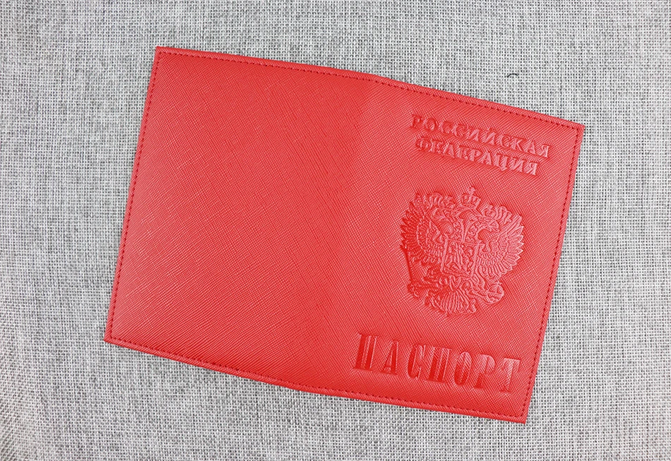 Обложка для паспорта мужчин и женщин модная однотонная дорожная документа