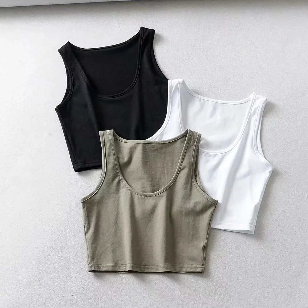 

Women's Pink Clothing Breathable Traf Crop Top Women Women's Tube Top Kpytomoa Tops Comfortable Female Y2k T-Shirt Sexy Slim Fit