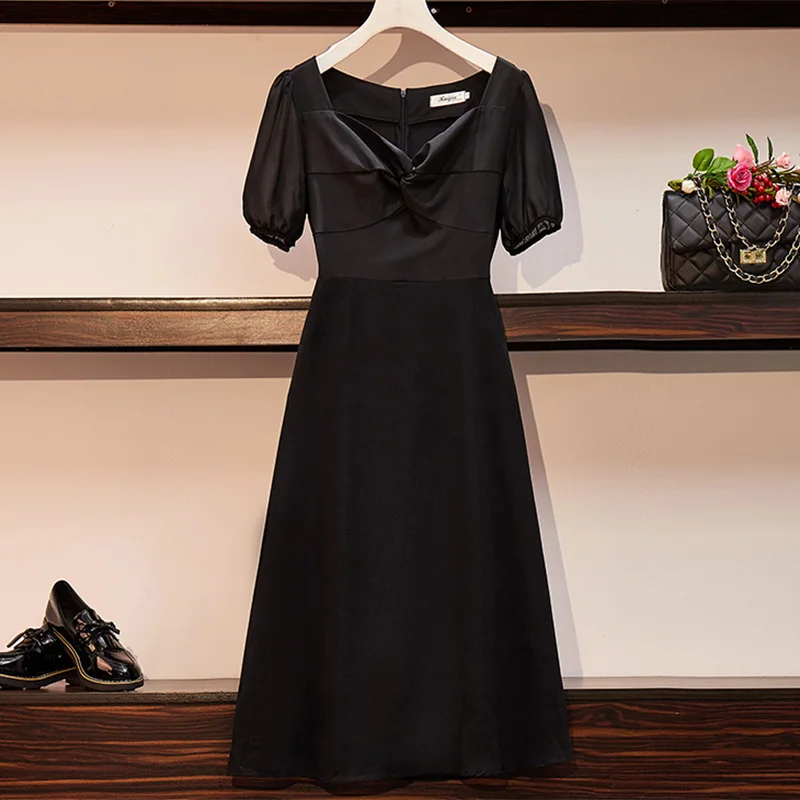 Платье для вечеринки Plus Size L-4XL женское винтажное 90-х годов элегантное розовое черное платье на выпускной с великолепным глубоким V-образным вырезом 2020 лето больших размеров для офиса.