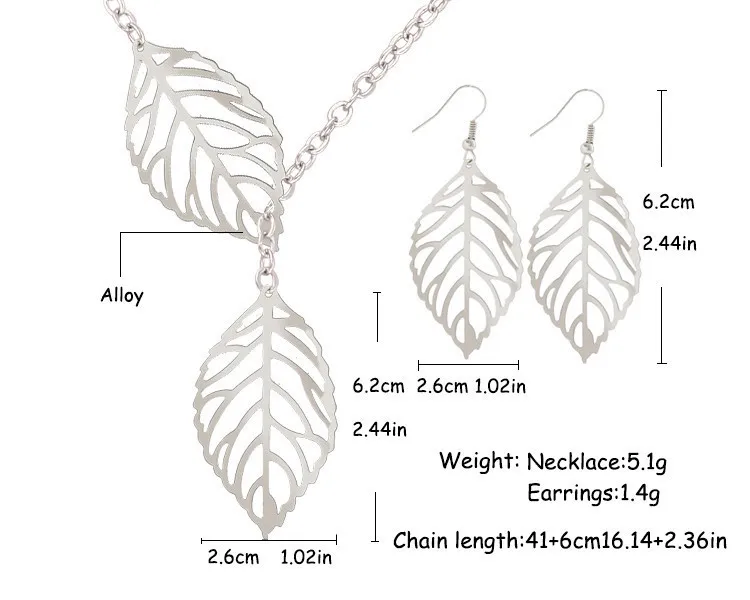 

Trend Large Charms gold dangle Leaf Earrings for Women Tree Leaf Big Drop Earrings Statement Boho Jewelry Pendientes