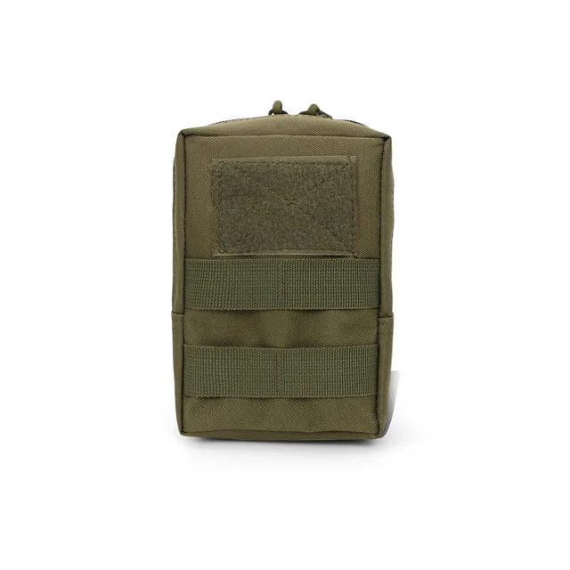 Green Защитная нейлоновая тактическая Сумка Molle для улицы, маленькая Военная поясная сумка, армейская Сумка EDC Molle, сумка для инструментов 4,7 дюймов, 4 цвета - Цвет: Green