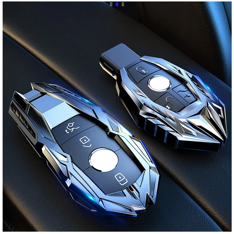 

Car Remote Control Protective Cover, for Mercedes-Benz S A E-Class W204 W212 W176 GLC CLA GLA C260L E200 Car Key Accessories