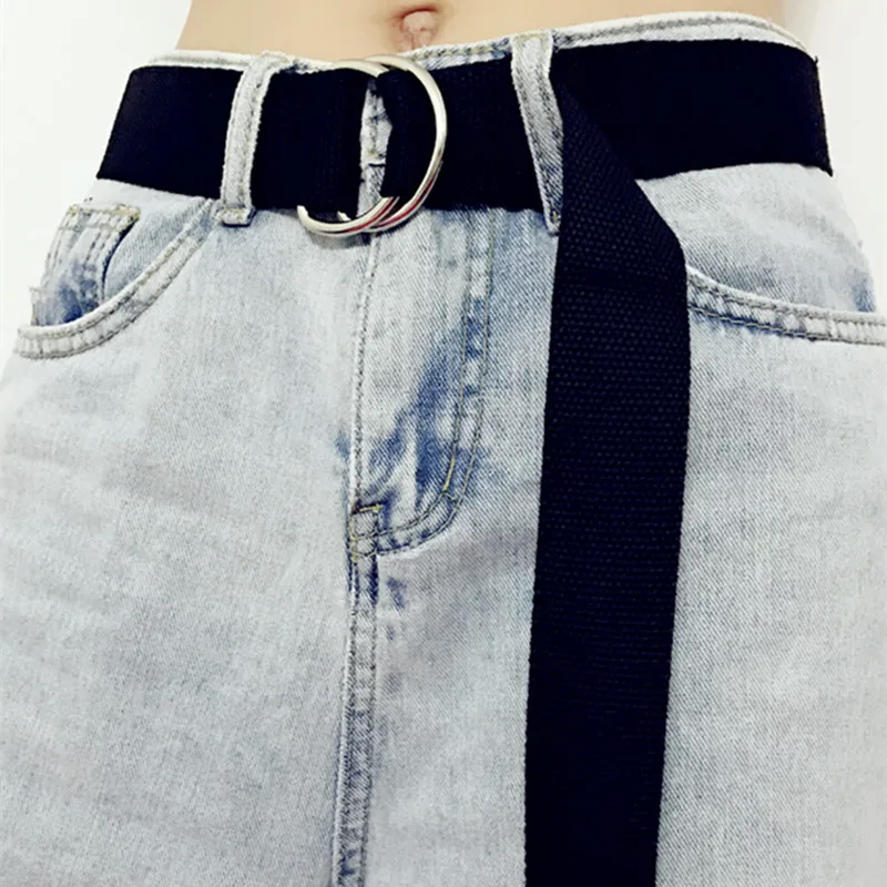 Woman/Man's belt With the letter Fashion  Canvas belt cowboy belts Candy color Belts