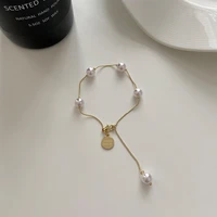 korean fashion female women bracelets on hand chain bangles jewelry girls popular imitation pearl vintage classic pearl %d0%b1%d1%80%d0%b0%d1%81%d0%bb%d0%b5%d1%82
