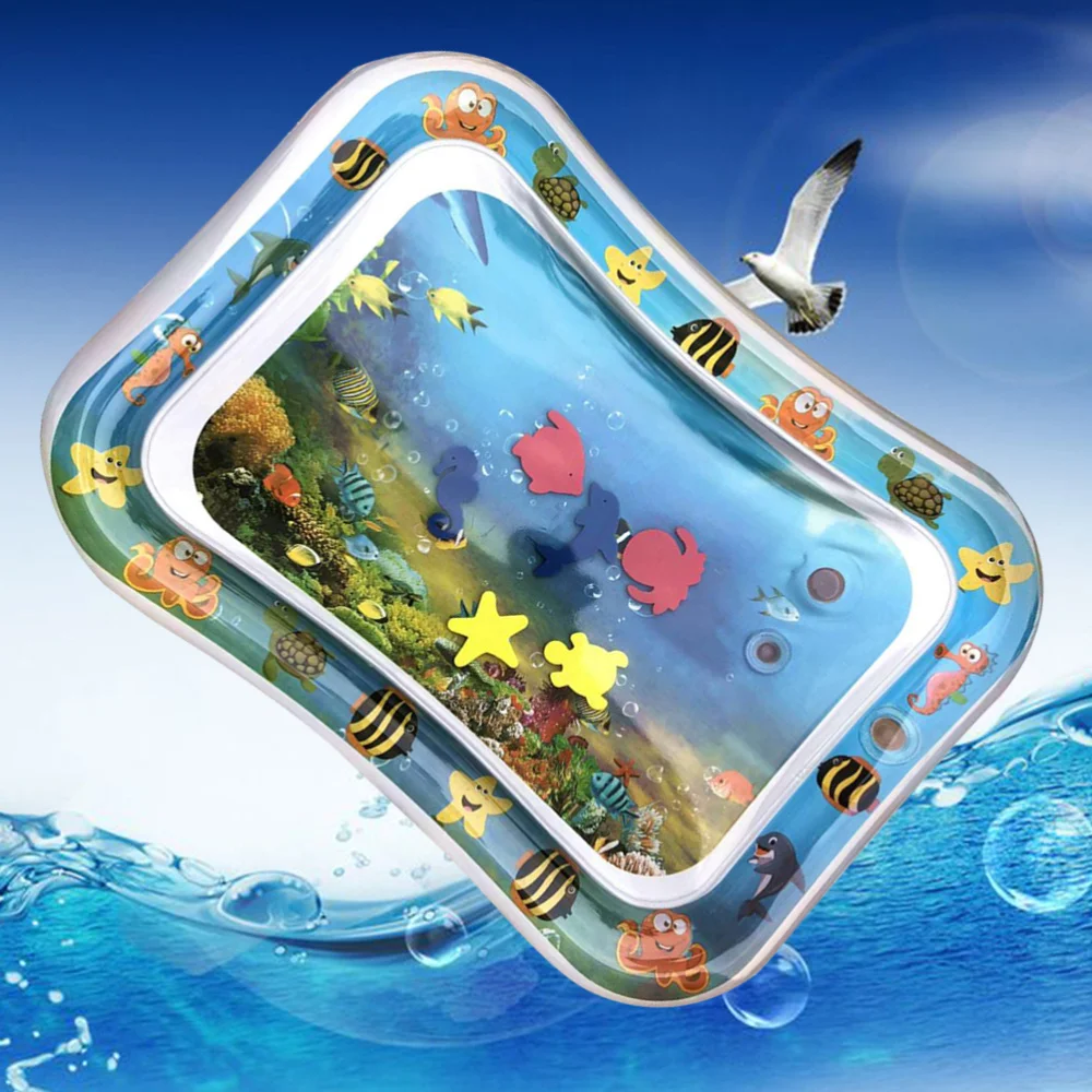 

Baby Inflatable Pad Baby Toys Inflatable Water Cushion Cool Mat Touch Training Tool for Toddler Children BabyRandom