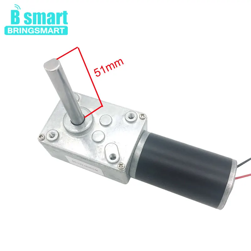 Мотор редуктор постоянного тока Bringsmart 5840 31ZY 12 В мотор с обратным редуктором