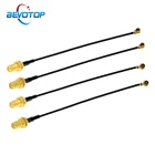 Кабель IPEX uFLu.FLIPXIPEX-1 IPEX-4 MHF4 Female to SMA Female Wi-Fi антенна RF кабель RG1.130,81 мм удлинитель