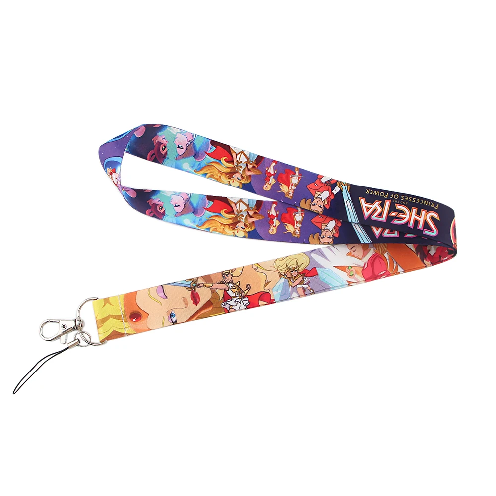 

PF215 Dongmanli Anime She-Ra and Princesses Neck Strap Lanyards Keychain Badge Holder ID Card Pass Hang Rope Lariat Key Chain