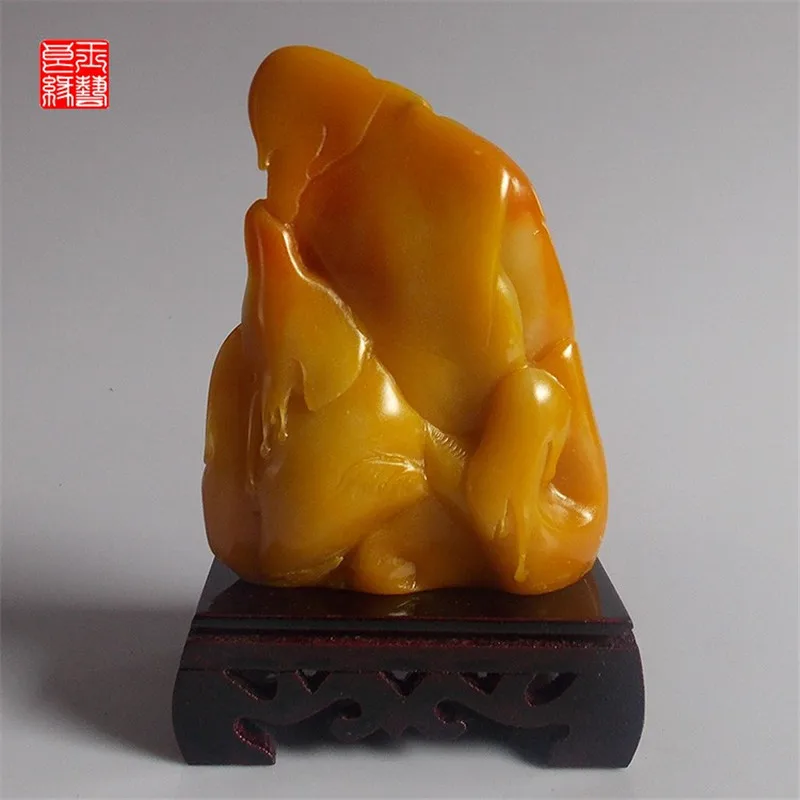 Китайская известная Статуэтка Shoushan для резьбы по камню | Дом и сад