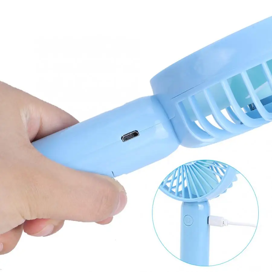 Портативный Компактный переносной настольный мини вентилятор двойного