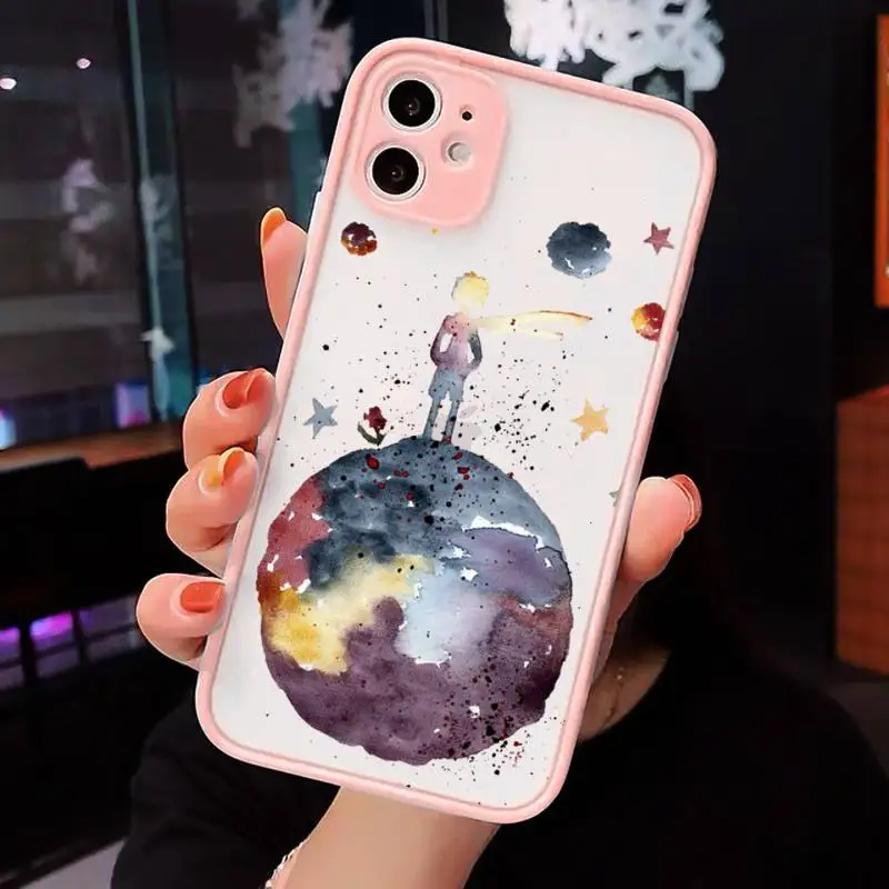 

The Little Prince Phone Case Matte Transparent for iPhone 7 8 11 12 s mini pro X XS XR MAX Plus cover funda