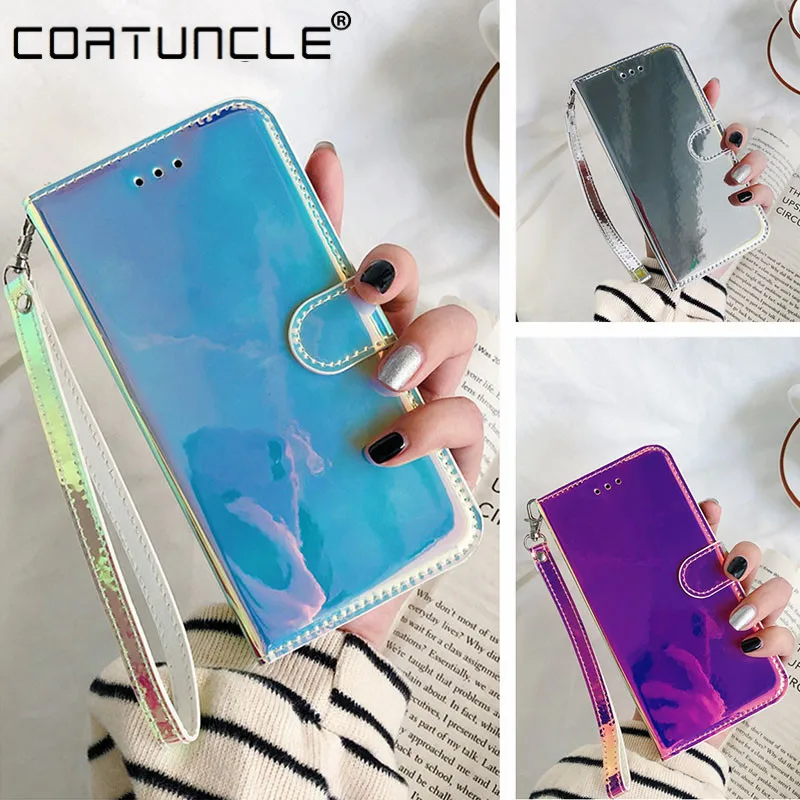 

Mirror Flip Phone Case na for Samsung Galaxy S20 Ultra S10 S9 S8 Plus Lite A51 A71 A81 A91 Note 10 Lite Pro Leather Wallet Cover