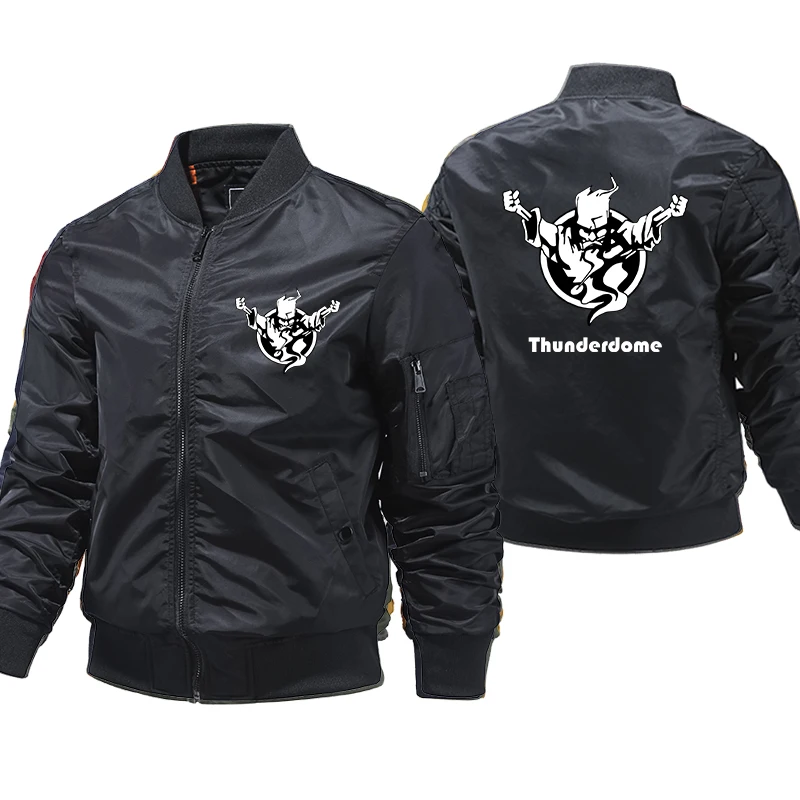 Men's thick aviator Bomber Thunderdome jacket streetwear windbreaker coat plus size | Мужская одежда