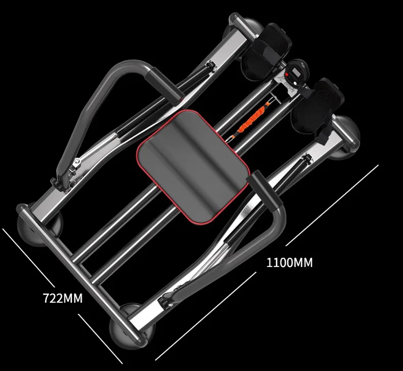 Крытый Дом фитнес полная гребная машина Rower емкость и ЖК-монитор Бесплатная