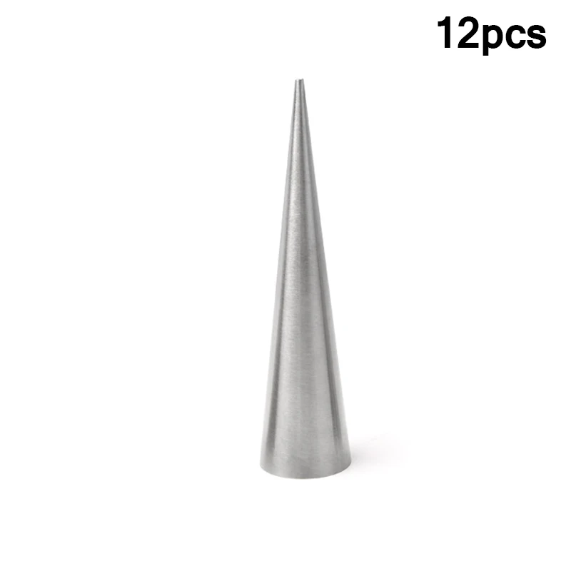 12 шт Высокое качество коническая труба конус рулон формы Нержавеющая сталь