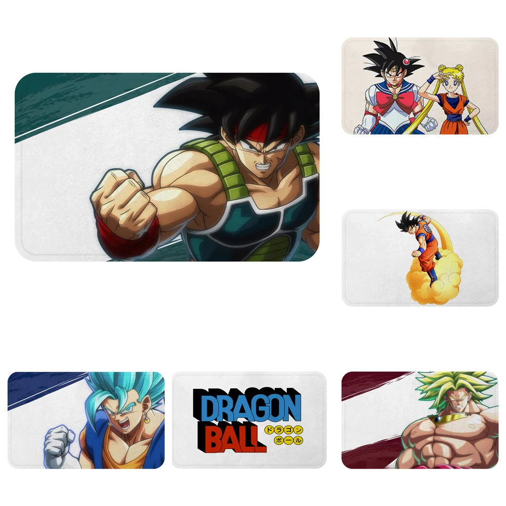 Сон Гоку мультфильм Dragon Ball коврик с рисунком из аниме коврик для ванной декоративные Противоскользящие коврики комната автомобиль пол бар ковры домашний декор для дверей подарок