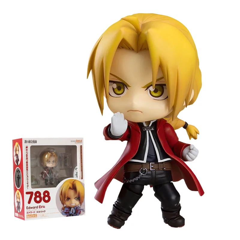 В наличии Good Smile Nendoroid Аниме Стальной Алхимик фигурка 788 Эдвард Элрик 10 см ПВХ