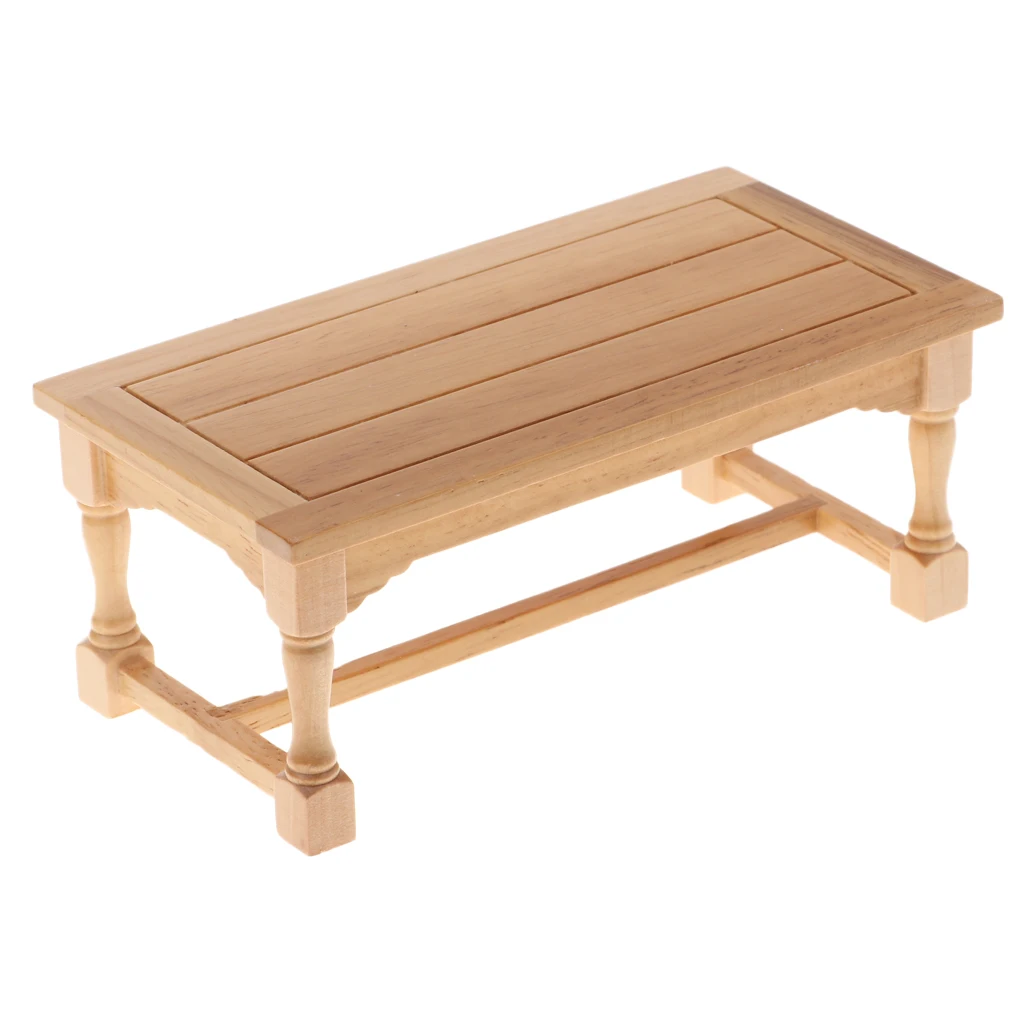

Miniature Coffee Table Side Table Made of Dollhouse Wood for Dollhouses