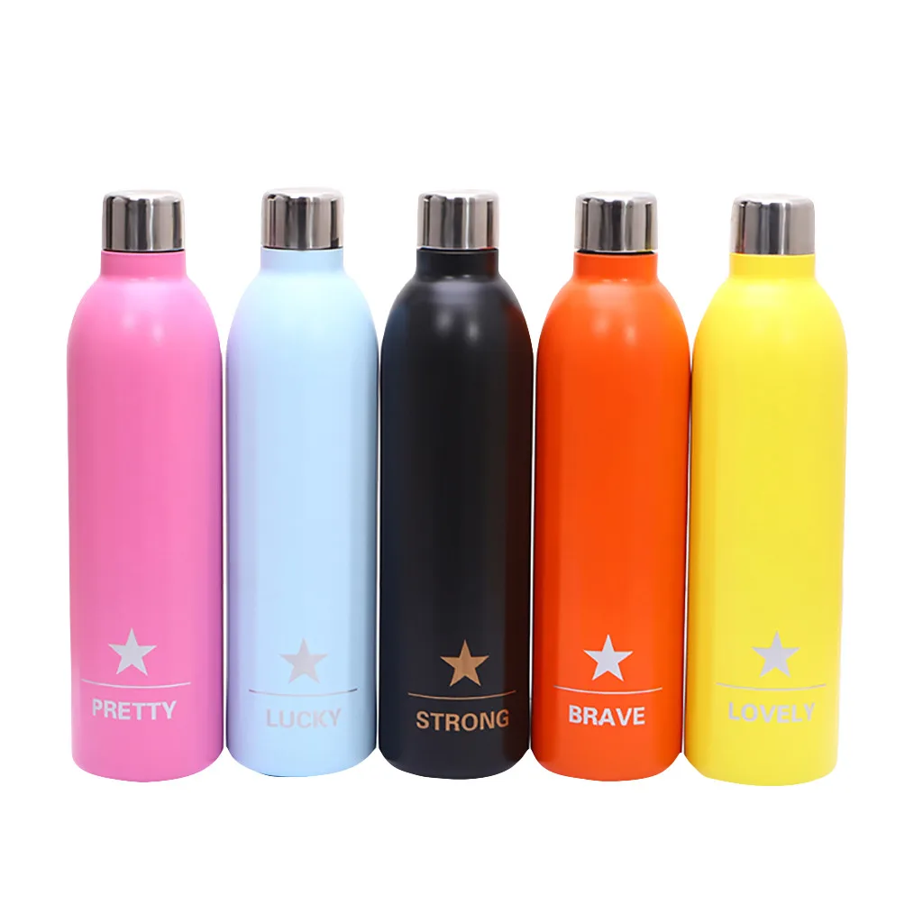 500 мл двухслойная кружка термос из нержавеющей стали бутылка для колы вода пива