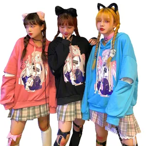 Женская толстовка с длинным рукавом и принтом JK, Весенняя Милая Толстовка большого размера с длинными рукавами, пуловер в стиле Харадзюку, 2021