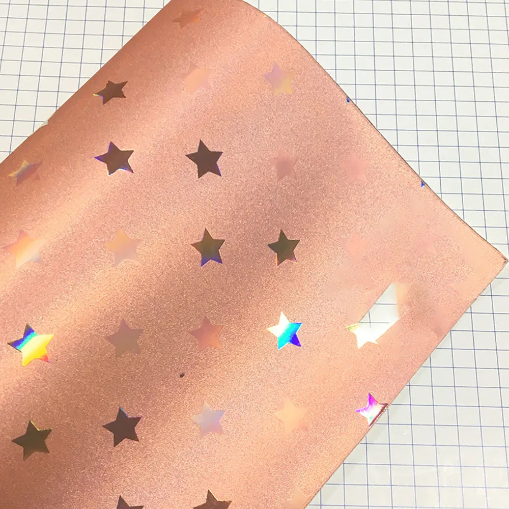 Dot Star Искусственная кожа 29x21 см искусственная ткань DIY Ручная работа швейные