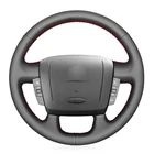 Черного цвета из искусственной кожи DIY чехол рулевого колеса автомобиля для Fiat 2006-2019 Ram ProMaster (груза) (душевые кабины шасси) (окна) 2017-2020