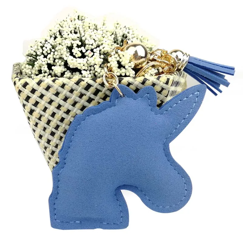 Новинка 2019 креативный большой единорог с полным кристаллом брелок для ключей со