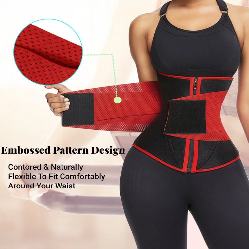 HEXIN Women's Corset Waist Trainer Binders and Shapers Waist Cincher Neoprene fajas colombianas Loss Weight Body Shaper Fitness