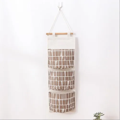 

Door Hanging Storage Bag Cute Bear Flamingo Hanging Bag Multi-Pocket Storage Bag For Storing Household Items Storage Accessories