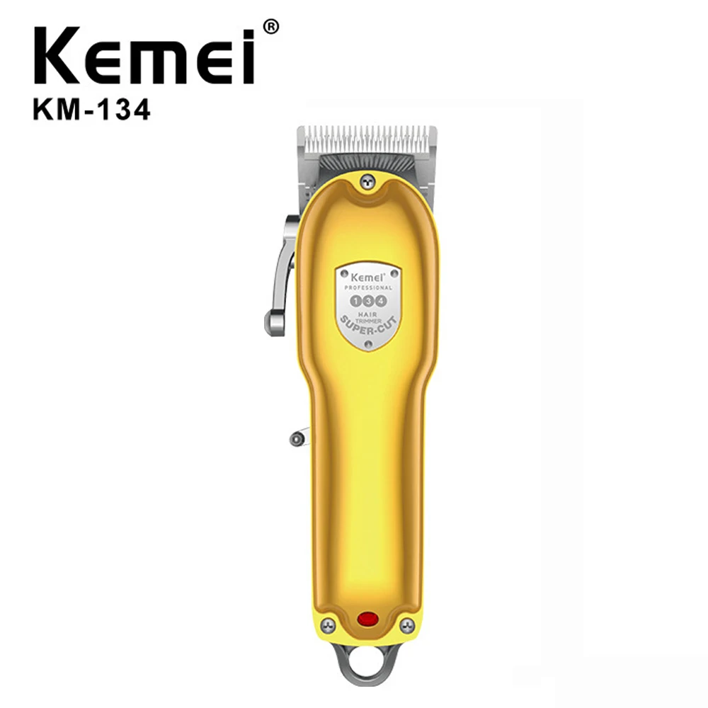 Kemei KM 134 триммер для волос Парикмахерская Машинка стрижки перезаряжаемая машинка