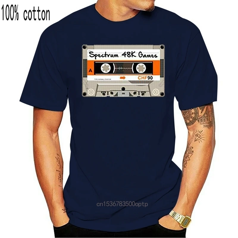 

ZX Spectrum 48k School Boy Pirate C90 Cassette Games Retro T Shirt Men Women Unisex New Fashion Tshirt
