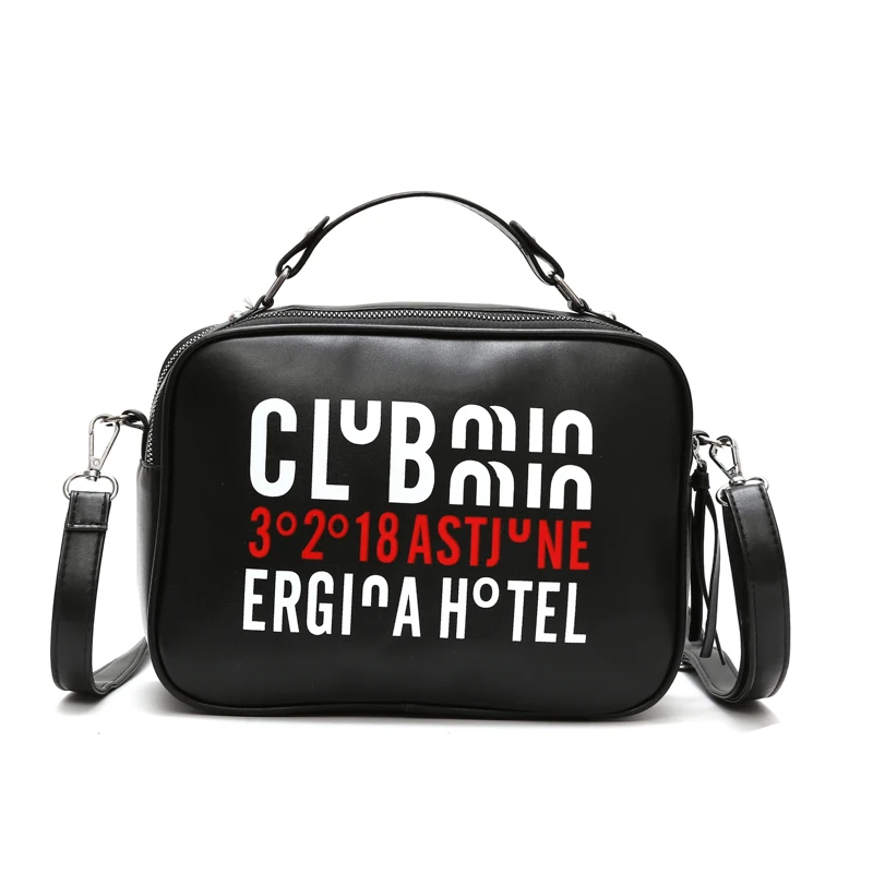 2019 The New Fashion letter PU Leather Handbag for Women Girl Messenger Bags Female Shoulder Ladies Party Handbags | Багаж и сумки