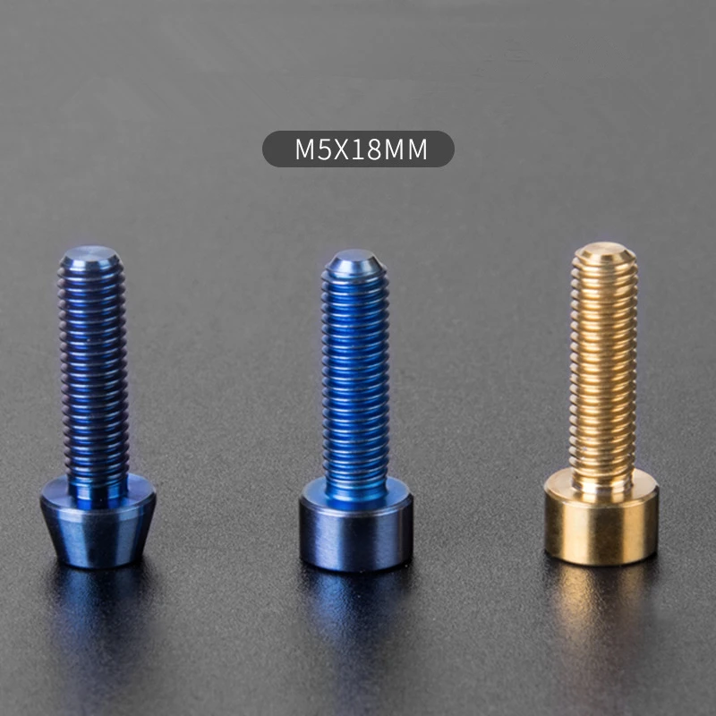 Титановый болт Ti M5 * 18 мм для горного и шоссейного велосипеда сиденье руль