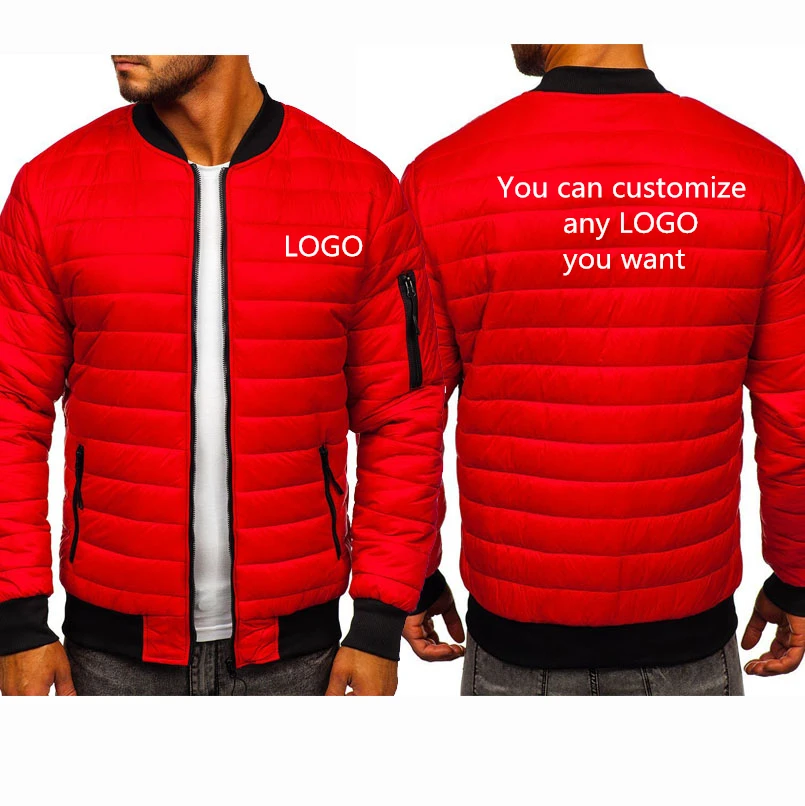 Men's Hoodie Cotton wool hoodie Custom Logo Car Anime Funny printing Winter fleece padded warm jacket Zip Jacket | Мужская одежда